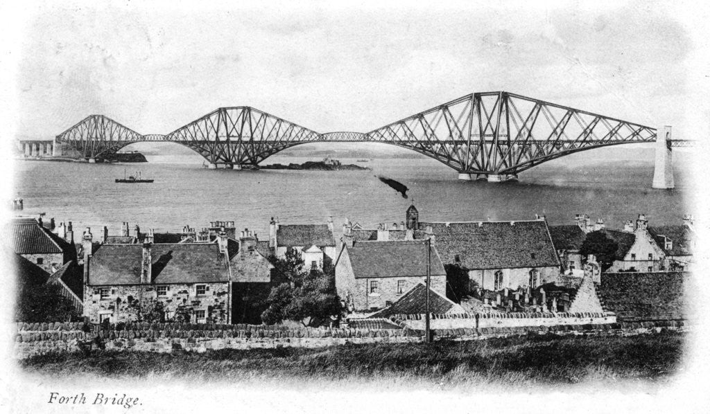 Detail of Forth Bridge, Scotland by Anonymous