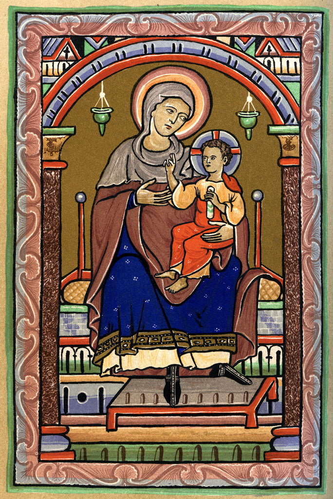 Detail of The Virgin and Child by Anonymous