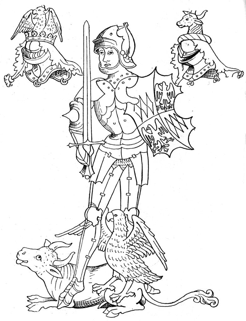 Detail of Warwick the Kingmaker, 15th century English nobleman and soldier by Anonymous