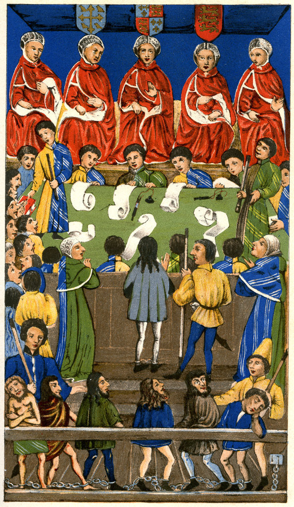 Detail of Court of King's Bench by Anonymous