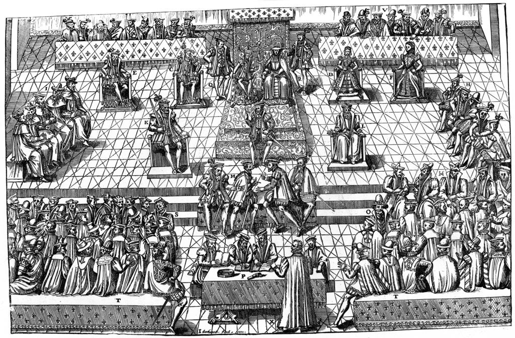 Detail of The States General at Orleans, France by Anonymous