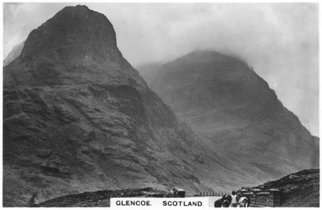 Detail of Glencoe, Scotland by Anonymous