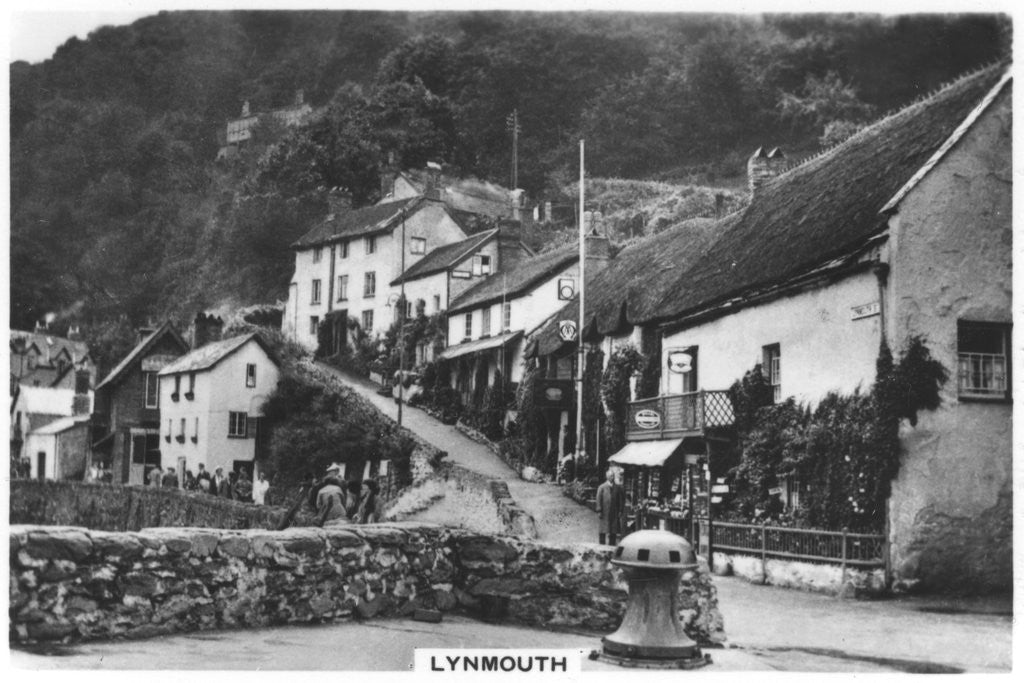 Detail of Lynmouth, Devon, England by Anonymous