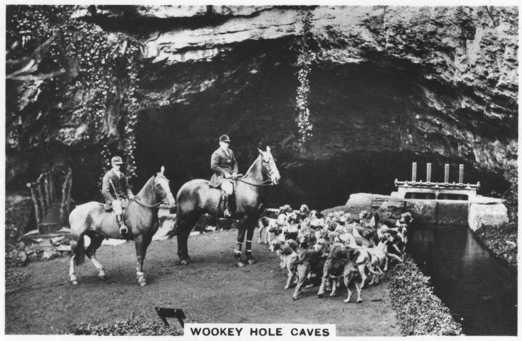 Detail of Wookey Hole caves by Anonymous