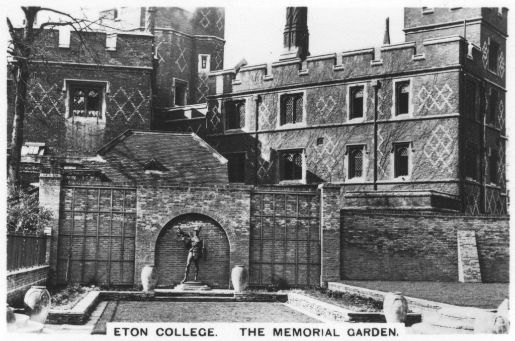 Detail of The Memorial Garden Eton College by Anonymous