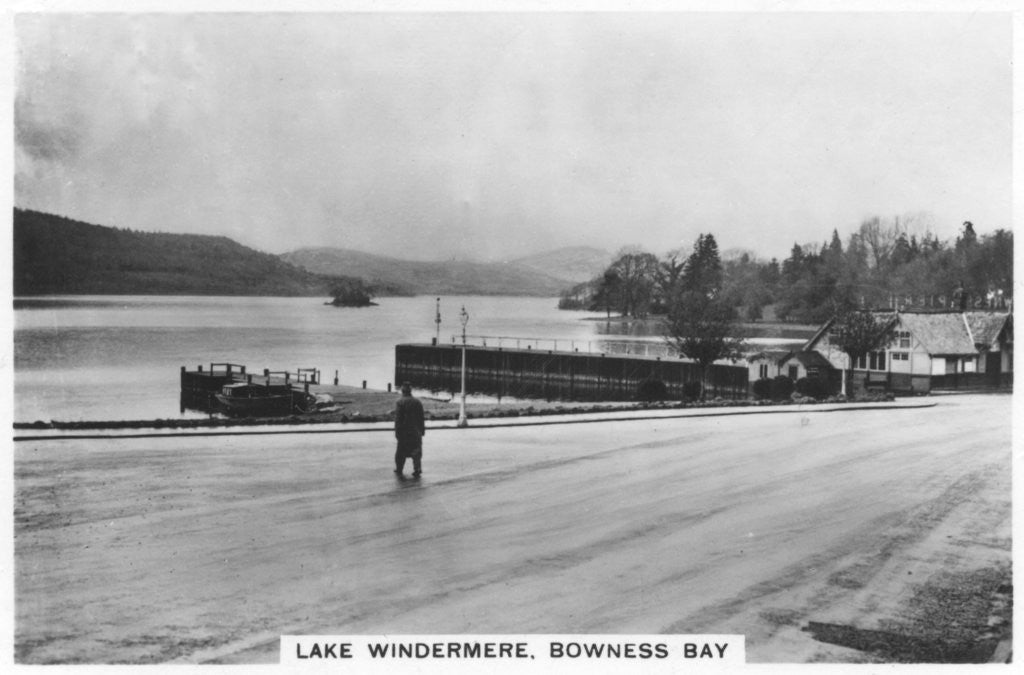 Detail of Bowness Bay, Lake Windermere by Anonymous