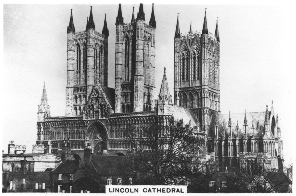 Detail of Lincoln Cathedral by Anonymous