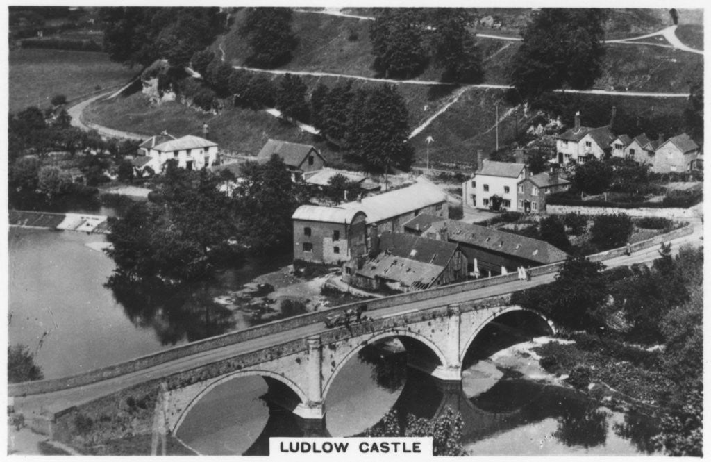 Detail of Ludlow Castle by Anonymous
