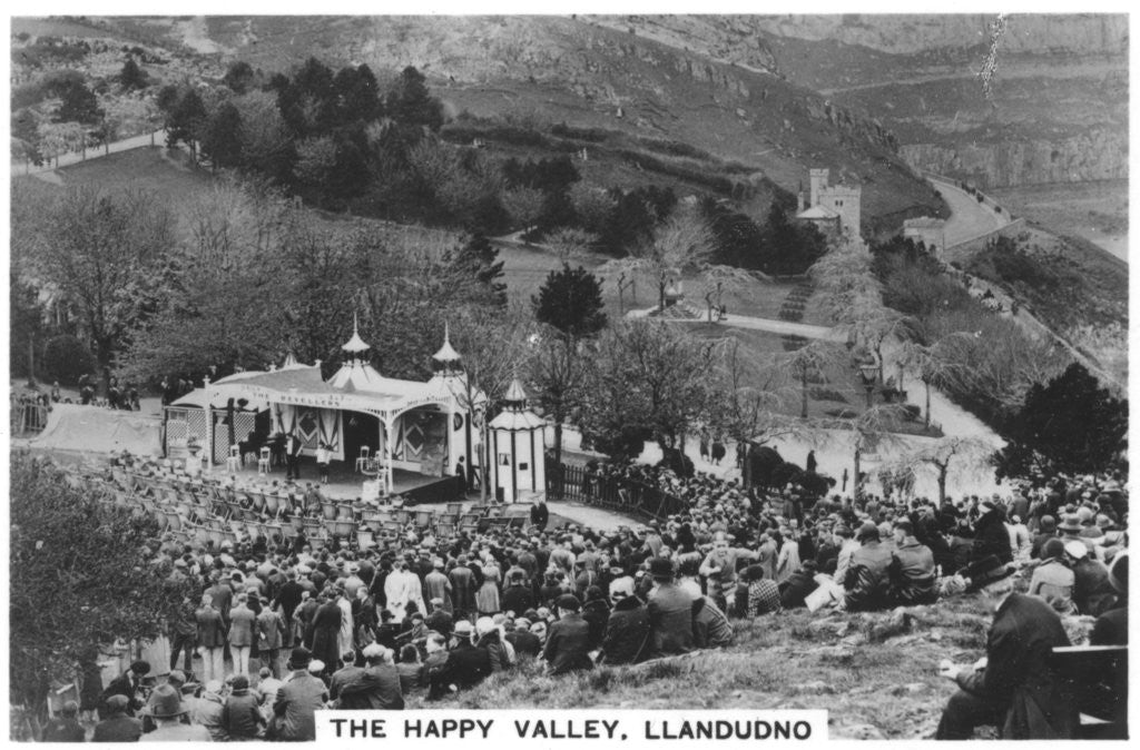Detail of The Happy Valley, Llandudno by Anonymous