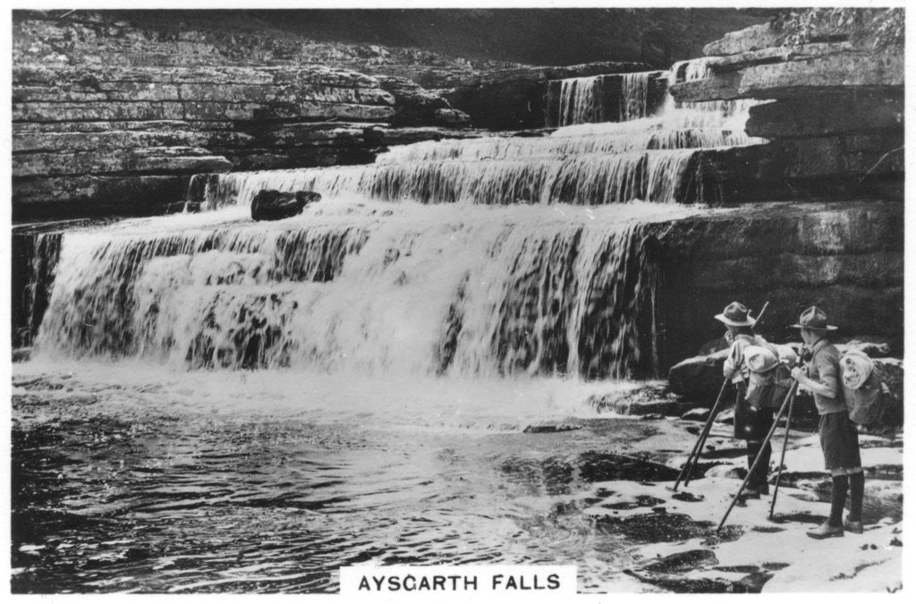 Detail of Aysgarth Falls, Wensleydale, Yorkshire Dales by Anonymous