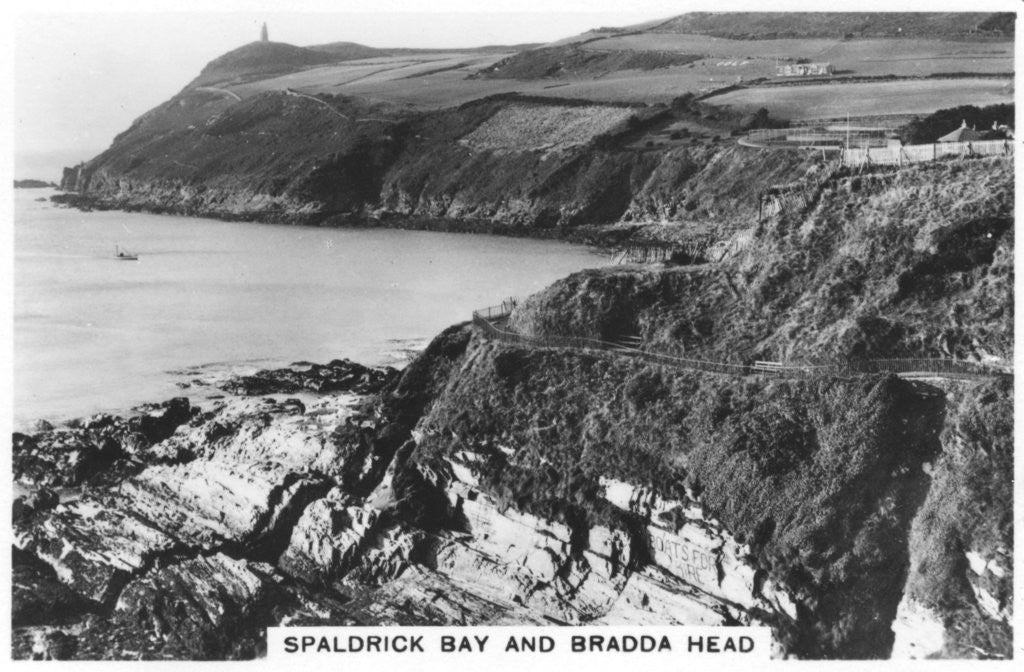 Detail of Spaldrick Bay and Bradda Head, Isle of Man by Anonymous