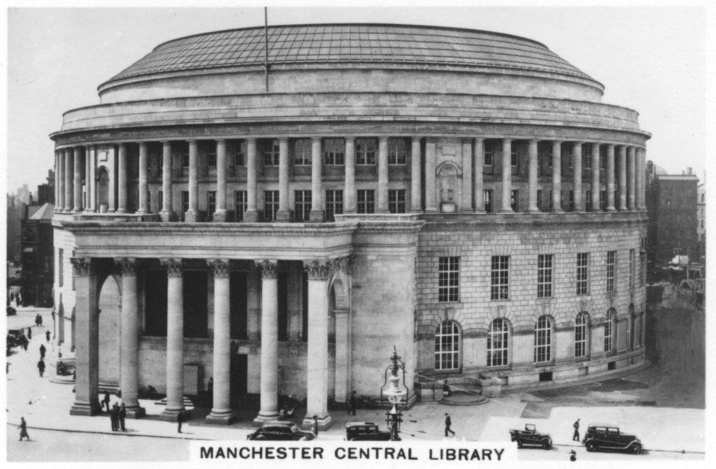 Detail of Manchester Central Library by Anonymous
