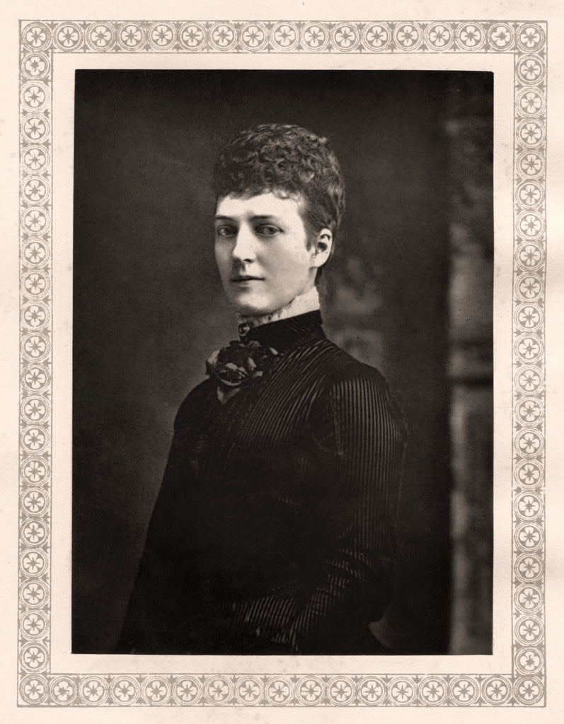 Detail of Alexandra of Denmark, Princess of Wales by W&D Downey