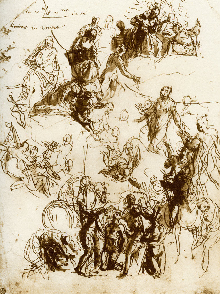 Detail of Sketch for the 'Martyrdom of St George' by Paolo Veronese