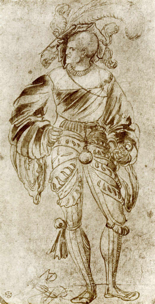 Detail of Lansquenet by Nicolas Manuel Deutsch