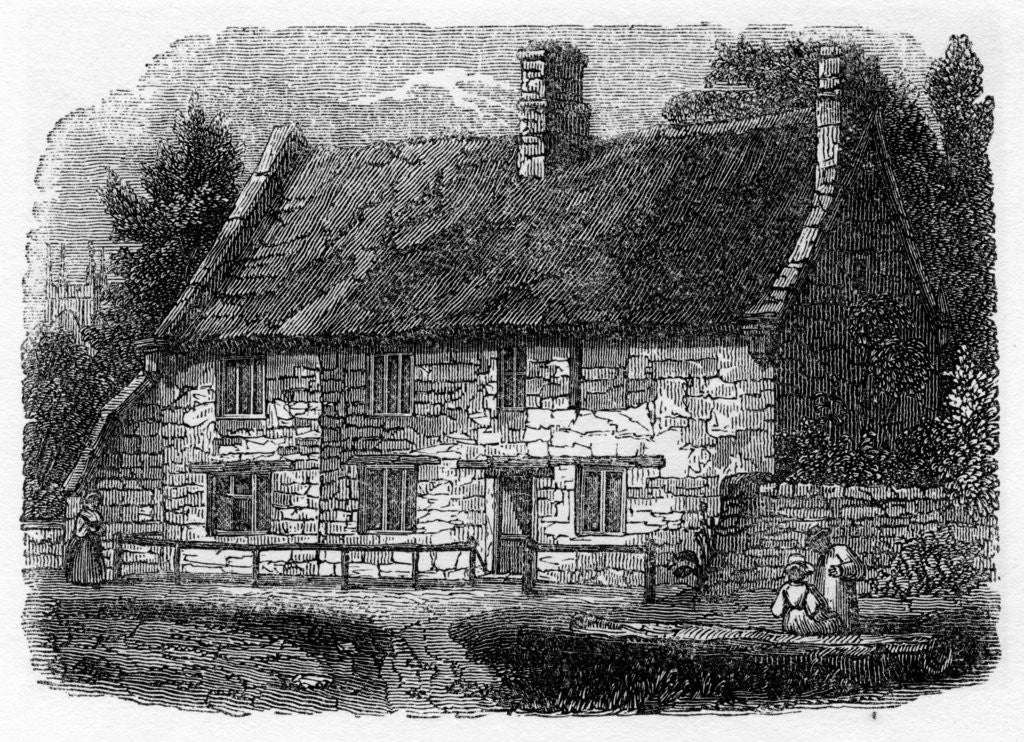 Detail of Birth place of Reverend James Hervey, Hardingston, near Northampton by Anonymous