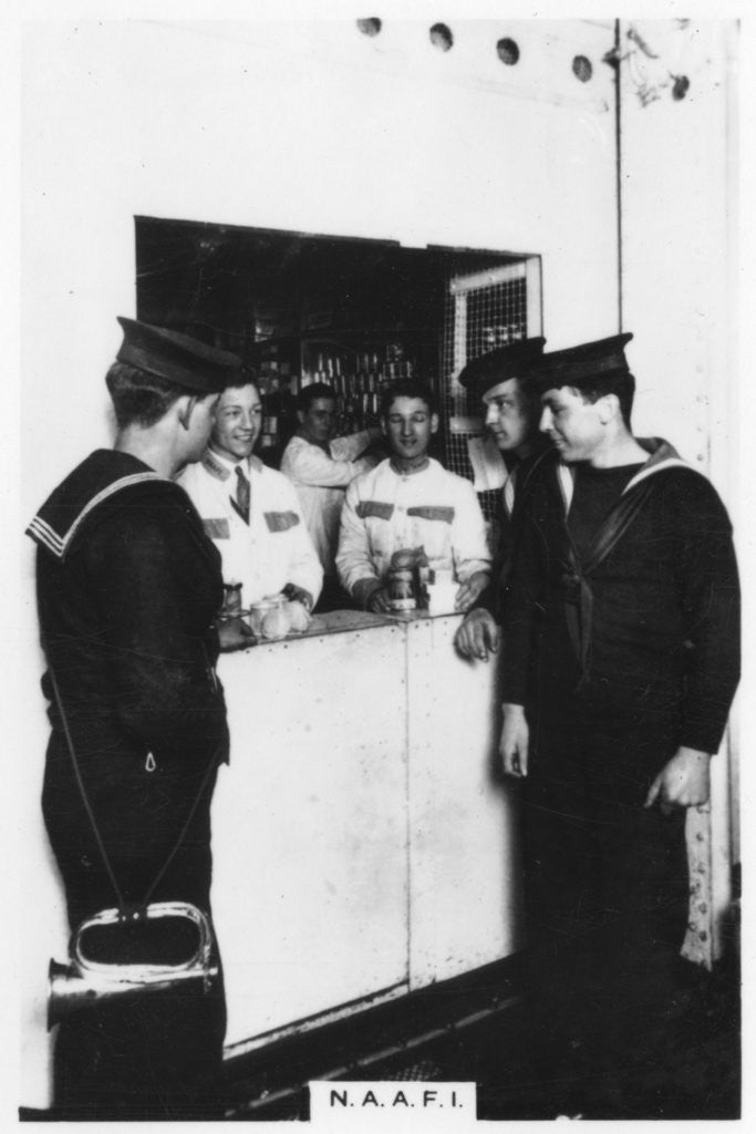 Detail of The Navy, Army and Air Force Institute (NAAFI) by Anonymous