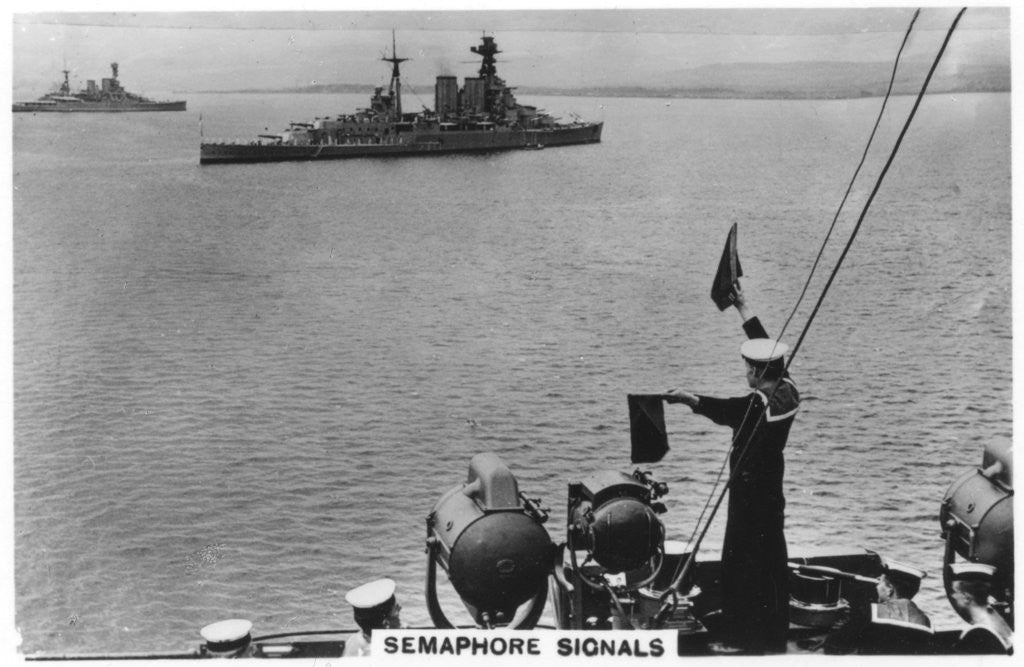 Detail of Semaphore signals by Anonymous