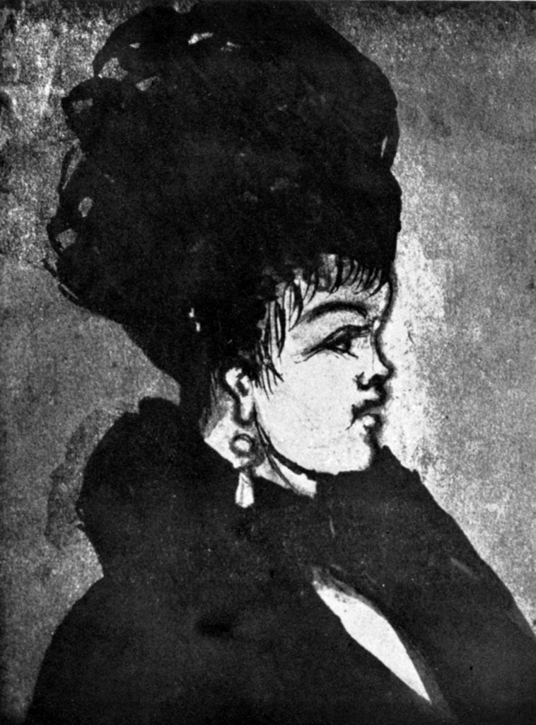 Detail of Young Woman by Constantin Guys