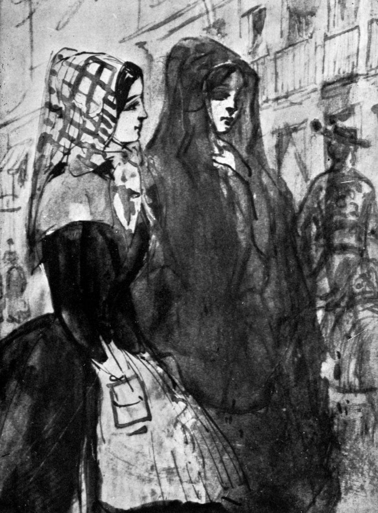 Detail of Gipsies by Constantin Guys