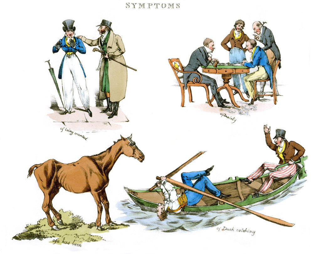 Detail of Symptoms of Being Amused by Henry Thomas Alken