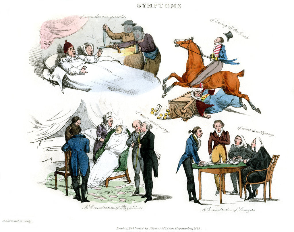 Detail of Symptoms of Being Amused by Henry Thomas Alken