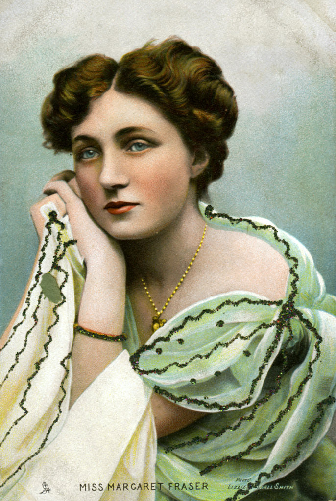 Detail of Margaret Fraser, actress by Lizzie Caswall Smith