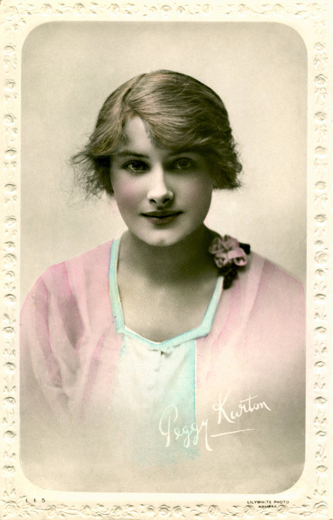 Detail of Peggy Kurton, actress by Lilywhite Photo