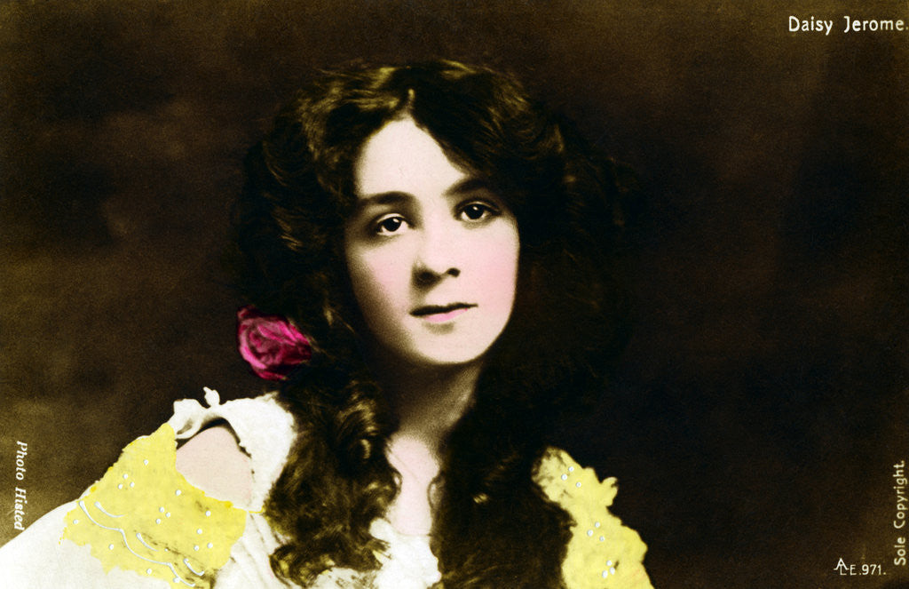 Detail of Daisy Jerome, actress by Photo Histed