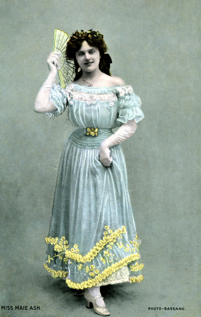 Detail of Maie Ash, actress by Bassano Studio