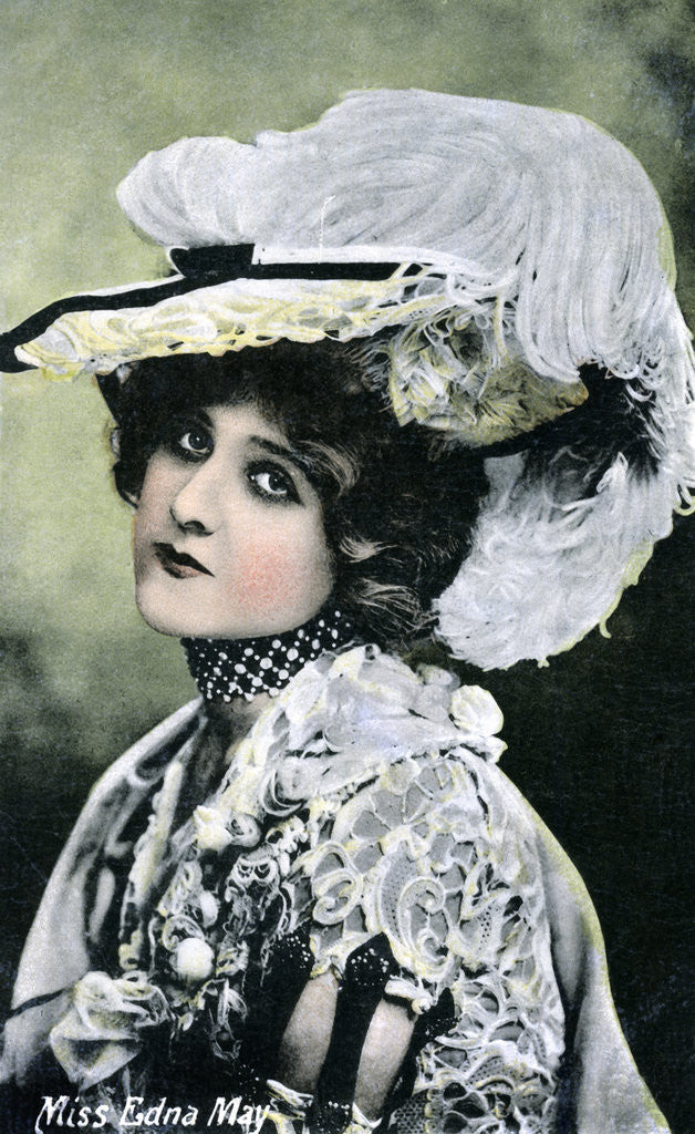 Detail of Edna May (1878-1948), American singer and actress by Anonymous