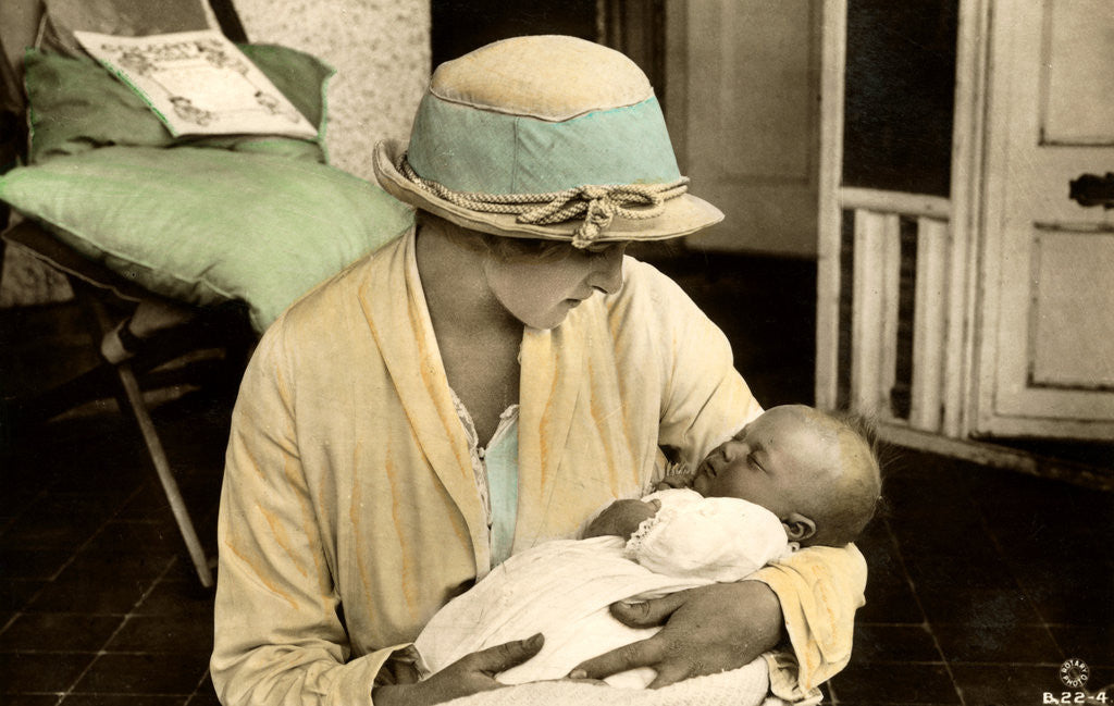 Detail of Gladys Cooper (1888-1971), English actress by Rotary Photo