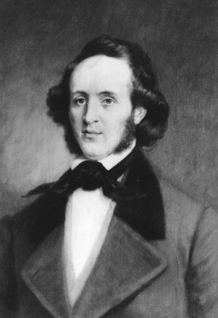 Detail of Felix Mendelssohn (1809-1847), German composer by Rotary Photo
