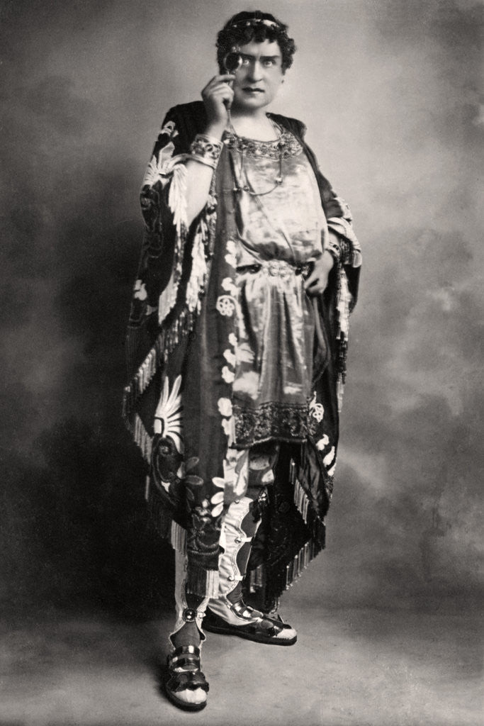 Detail of Herbert Beerbohm Tree (1853-1917), English actor by FW Burford