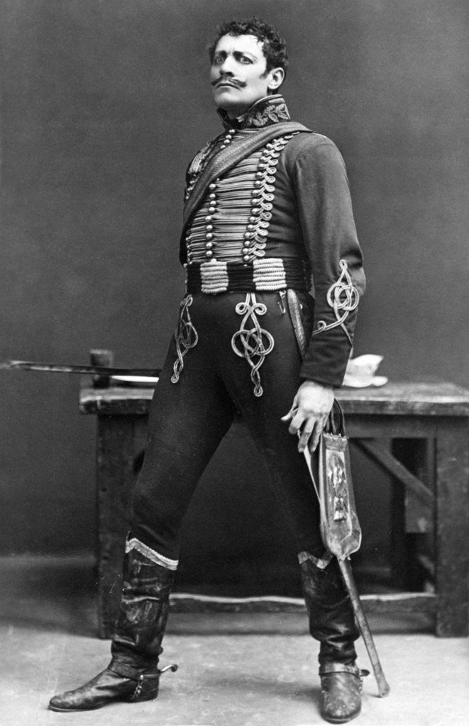 Detail of Lewis Waller (1860-1915), English actor and theatre manager by Ellis & Walery