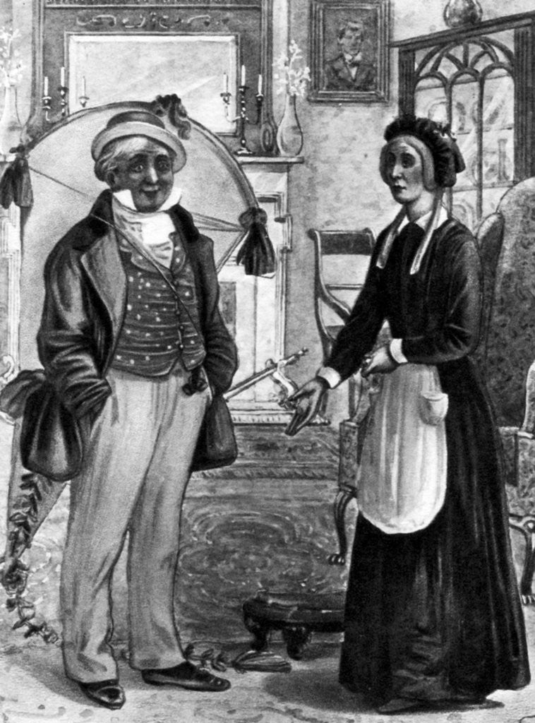 Detail of Dick and Betsy Trotwood by S Hildesheimer & Co