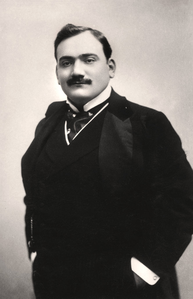 Detail of Enrico Caruso (1873-1921), Italian tenor by Rotary Photo