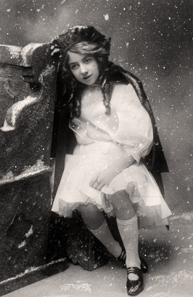Detail of Decima Brooke in Little Red Riding Hood by Anonymous