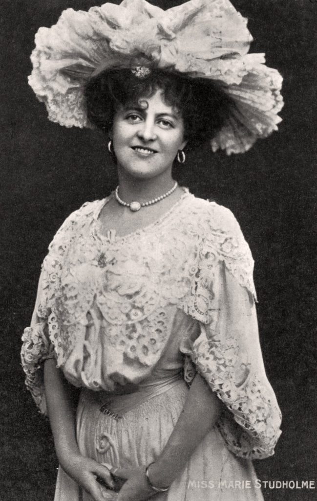 Detail of Marie Studholme (1875-1930), English actress by Anonymous