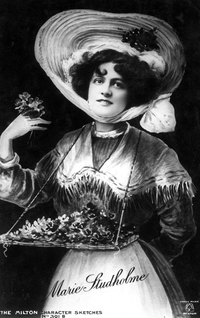 Detail of Marie Studholme (1875-1930), English actress by Milton Character Sketches