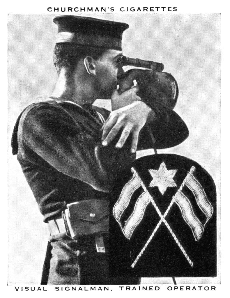 Detail of Visual Signalman, Trained Operator by WA & AC Churchman