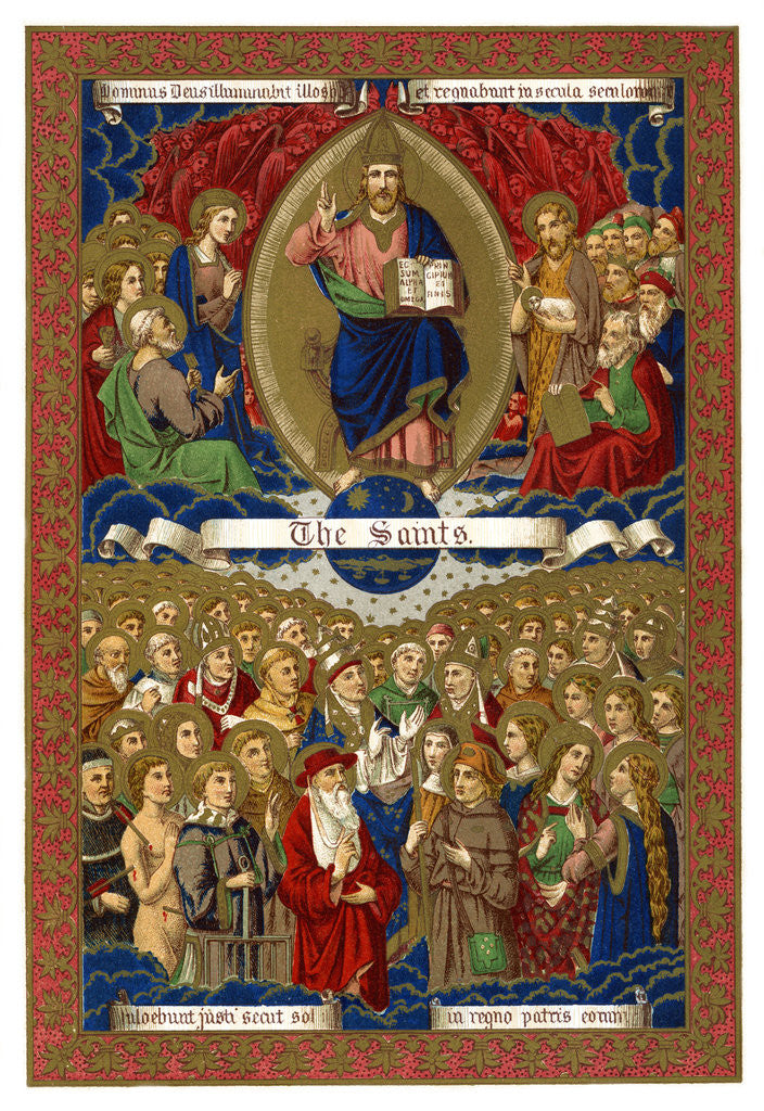 Detail of The Saints by Anonymous