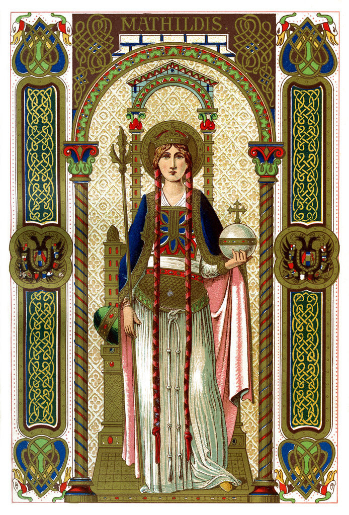Detail of St Mathilda by Anonymous