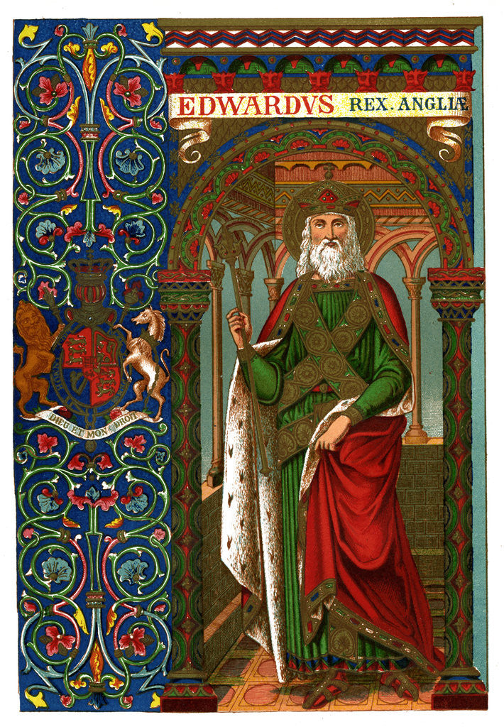 Detail of St Edward the Confessor by Anonymous