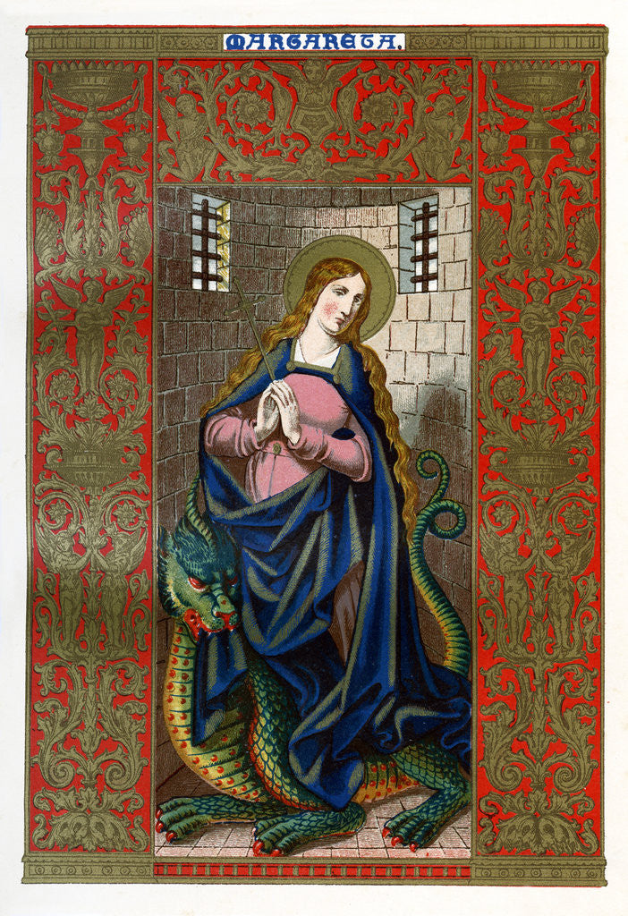 Detail of St Margaret by Anonymous