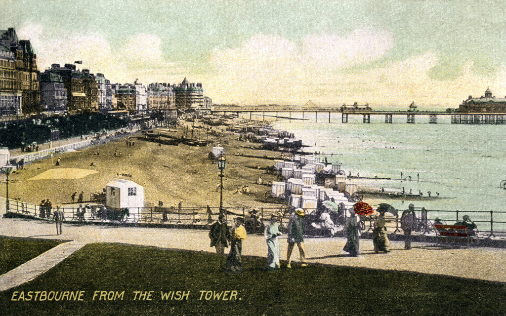 Detail of Eastbourne from the Wish Tower, Sussex by Anonymous