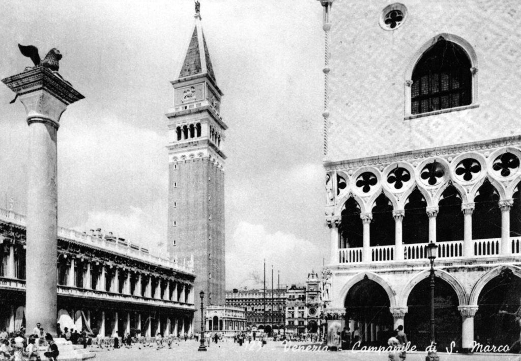 Detail of Venezia, Campanile di S.Marco by Anonymous