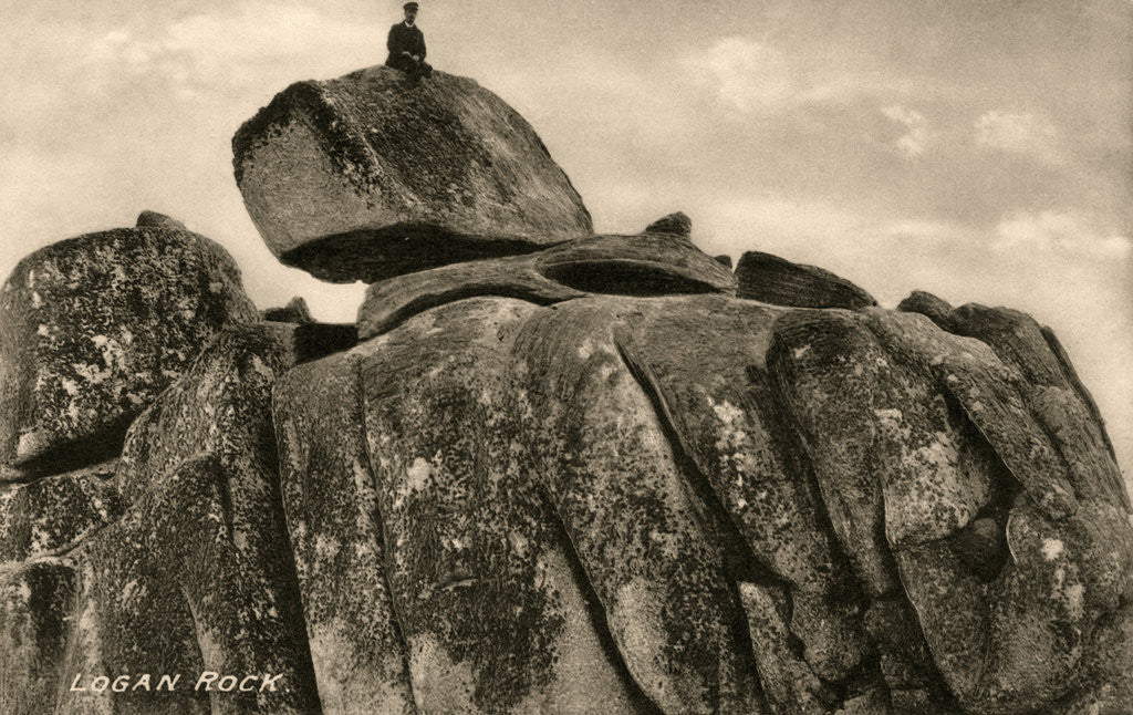 Detail of Logan Rock by Anonymous