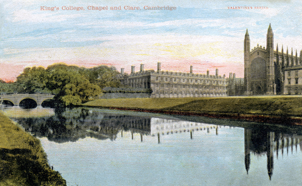 Detail of King's College, King's College Chapel and Clare College, Cambridge by Anonymous