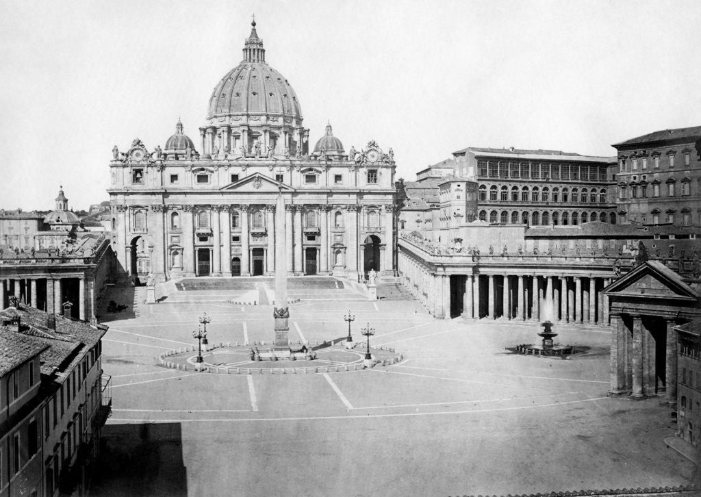 Detail of St Peter's Square, Rome by Anonymous